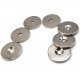 Metal disc with bevelled hole 32mm 