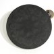 slip-resistant rubber coated round base magnet with a threaded rod 3,46in
