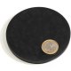 slip-resistant rubber coated round base magnet with threaded stud 88mm