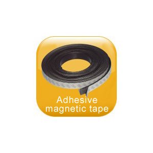Adhesive magnetic tape