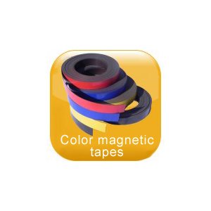 Color magnetic tapes
