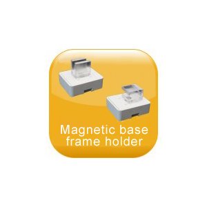 Magnetic base frame holder