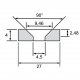 Neodymium screw magnet D27x4