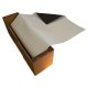 White PVC magnetic tape  610 mm x 15 mtres thickness 2mm
